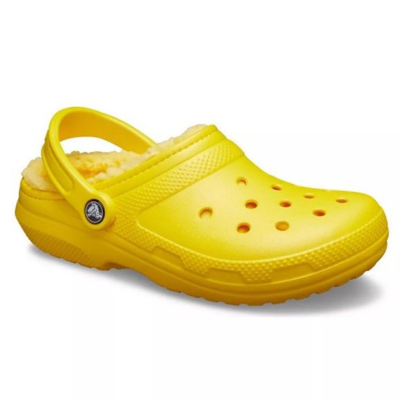 CROCS Shoes - Crocs Classic Lemon Adult Lined Clogs